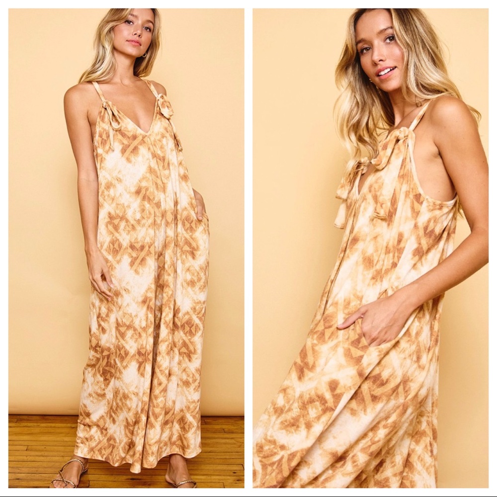 22 Most Fabulous Tie Dye Wide Leg Jumpsuit - Picture 3 of 5